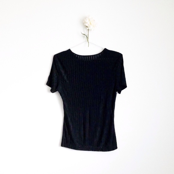 Mesh Ribbed Top - Picture 2 of 3